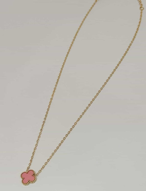 Collier Azélya rose