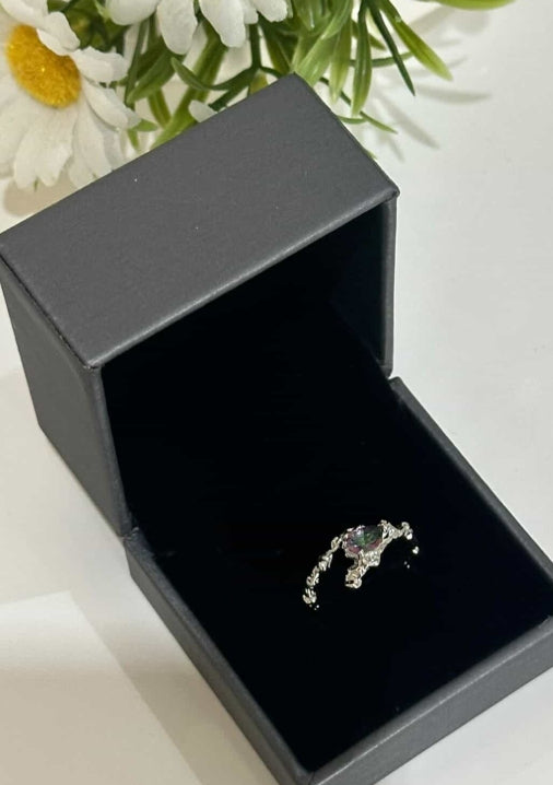 Bague Novael argent colors