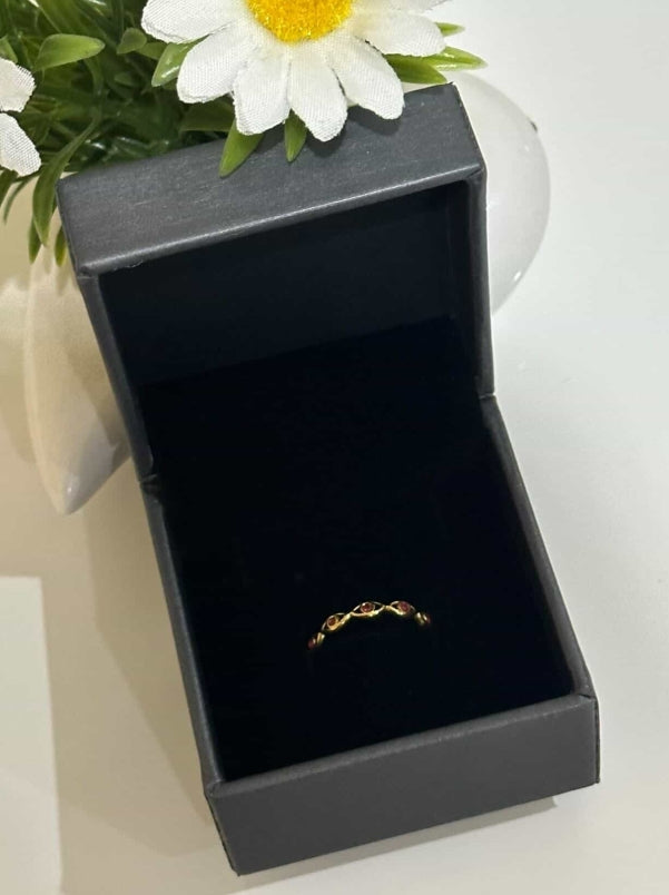 Bague Aurélia Rouge