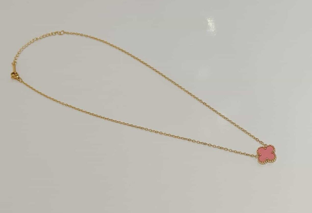 Collier Azélya rose